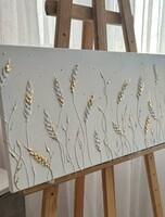 Мастер-класс по интерьерной картине "Колоски"