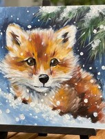 Мастер-класс "Лисенок под ёлкой"