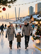 Катки, хоккейные коробки и лыжня