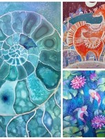 Мастер-класс "Холодный батик"