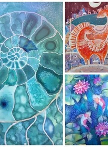 Мастер-класс "Холодный батик"