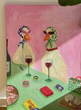 Мастер-класс по акрилу "Подружки"