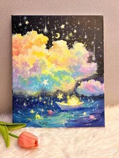 Мастер-класс по акрилу "Грезы снов"