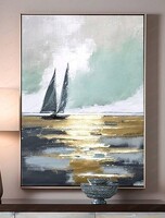 Мастер-класс по живописи "Парусники"