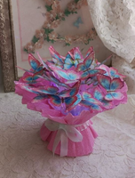 Мастер-класс "Светящийся букет из бабочек"