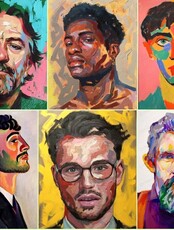 Мастер-класс "Мужской портрет с нуля" к 23 февраля