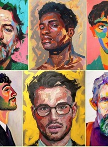 Мастер-класс "Мужской портрет с нуля" к 23 февраля