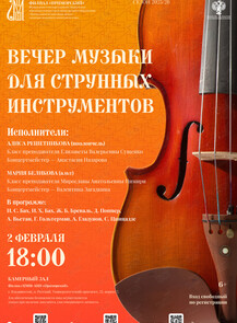 Вечер музыки для струнных инструментов