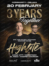 Oblaka x Community 3 years together. HighLite