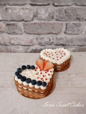 Мастер-класс по приготовлению бенто-медовика "Сердце"