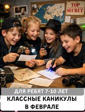 Классные каникулы для детей 7-10 лет