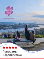 Тур «Панорамы Владивостока» (фестиваль рододендрона)