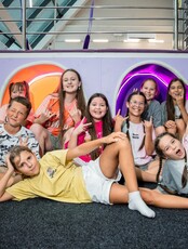 Развлекательные сеансы в сухом бассейне для всей семьи