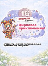 Развлекательная программа «Цирковое приключение!»