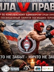 Турнир по комплексному единоборству среди силовых структур, посвященного памяти павших героев «Никто не забыт, ничто не забыто»