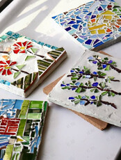 Мастер-класс «Мозаика. Панно с цветами»