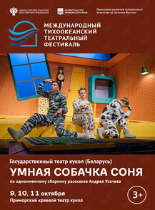 Спектакль «Умная собачка Соня». Международный тихоокеанский театральный фестиваль