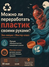 Эко-лекция и мастер-класс по переработке пластика