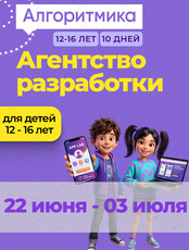 Летний интенсив «Агентство разработки»