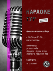 Тур по барам «‎Бары и караоке»