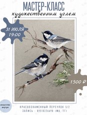 Мастер-класс по рисованию сухой пастелью «Птички»