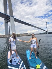 Прогулки на SUP (САП) досках (Владивосток, остров Русский, остров Шкота)