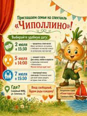 Спектакль «Чиполлино»