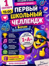 Первый школьный челлендж