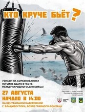 Международный день бокса. Чемпионат ДВФО по силе удара