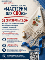 Мастер-класс по изготовлению кружевных платочков с ручной вышивкой