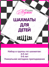 Занятия по шахматам и шашкам