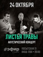 Группа Юрия Логачёва «Листья Травы». Акустический концерт