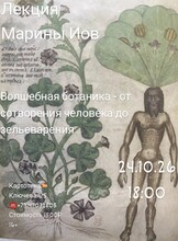 Лекция филолога Марины Иов «Волшебная ботаника: от сотворения человека до зельеварения»