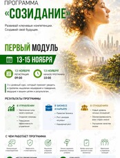 Программа «Созидание»: развитие универсальных компетенций