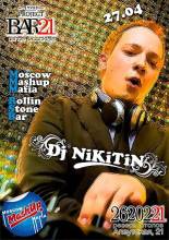 : DJ НИКИТИН (Moscow MashUp Mafia). Пятница, 27 апреля