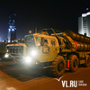 С-400, новые БТР и «Грады» проехали по центру Владивостока во время ночной репетиции Парада Победы (ФОТО)