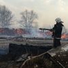 Пожар на лесозаготовительной базе в Приморье локализовали — МЧС (ФОТО)