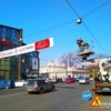 На Светланской демонтировали баннер — newsvl.ru