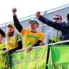 «Кубань» поддерживали несколько фанатов, которые приехали на матч из Краснодара — newsvl.ru
