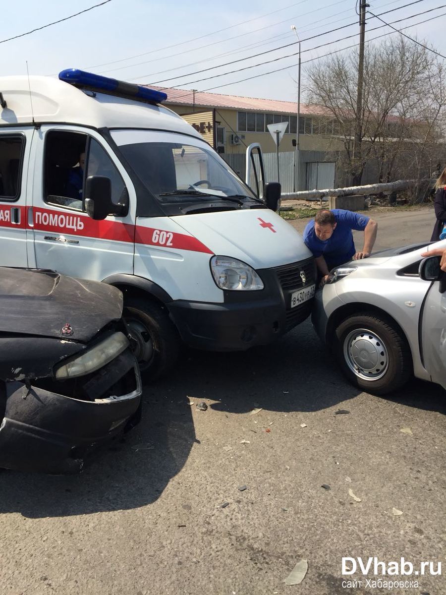 Скорая помощь не приехала по вызову из-за участия в ДТП (ФОТО) — Новости  Хабаровска