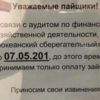Уведомление об аудите (фото предоставлено читателями) — newsvl.ru