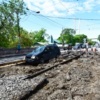 На Светланской автомобиль врезался в бетонный блок и вылетел на демонтированные рельсы — newsvl.ru