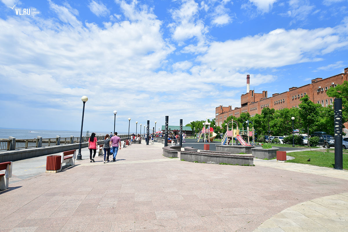 Владивосток фото пляжей и набережной