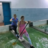 В гребном бассейне спортсмены занимаются в холодное время года — newsvl.ru
