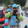 Каждая нашивка на костюме ходока из Кореи выдана за один из пройденных маршей — newsvl.ru