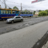 Обычно больше всего воды скапливается на полосе, проходящей рядом с трамвайными путями — newsvl.ru