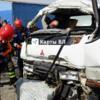 От удара у Mitsubishi Canter смяло кабину, водителя и пассажира грузовика зажало в искореженном салоне — newsvl.ru