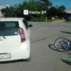 Машина задела велосипед, когда тот поворачивал — newsvl.ru