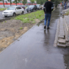 На обновленных тротуаров нет стоков — newsvl.ru