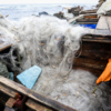 Рыболовная сеть все еще лежит на борту северокорейской шхуны — newsvl.ru
